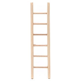Step ladder in wood h. 14x3,5cm