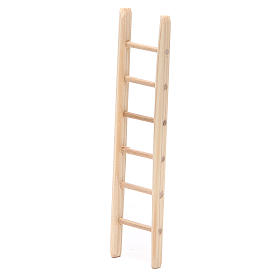 Step ladder in wood h. 14x3,5cm