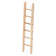 Step ladder in wood h. 14x3,5cm s2