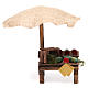 Banchetto ombrello angurie presepe 12 cm 16x10x12 s1