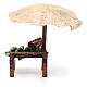Banchetto ombrello angurie presepe 12 cm 16x10x12 s4