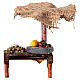 Banco presepe con ombrello verdure presepe 10 cm 12x10x12 s4