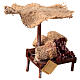 Bottega presepe con ombrello castagne presepe 12 cm 16x10x12 s3