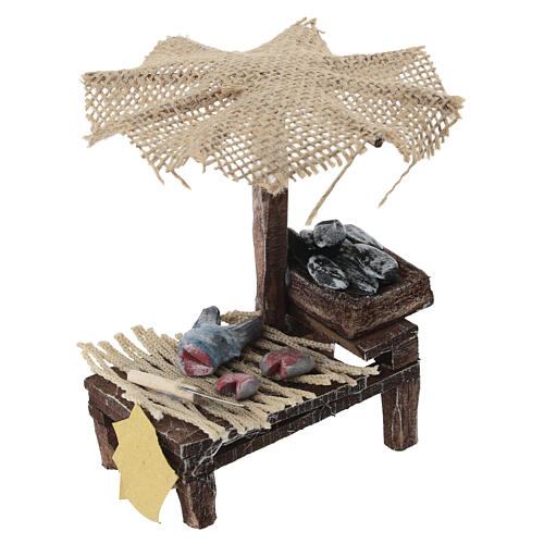 Laden für Krippe mit Regenschirm Fische und Muscheln 12x10x12cm 2