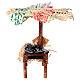 Bottega presepe ombrello pesce cozze presepe 12 cm 16x10x12 s5