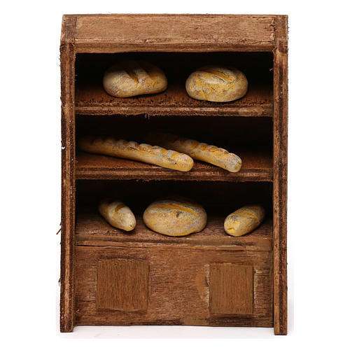 Półka z chlebem do szopki 10cm 1