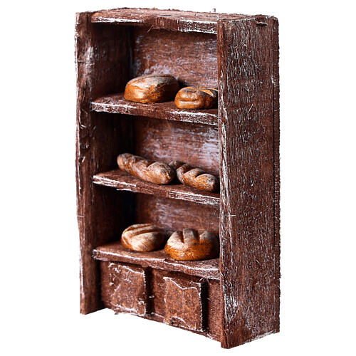 Schrank mit Brot für Krippe 12cm 3