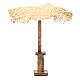 Regenschirm aus Jute für Krippe 12x10x10cm s1