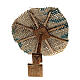 Regenschirm aus Jute für Krippe 16x16x16cm s4