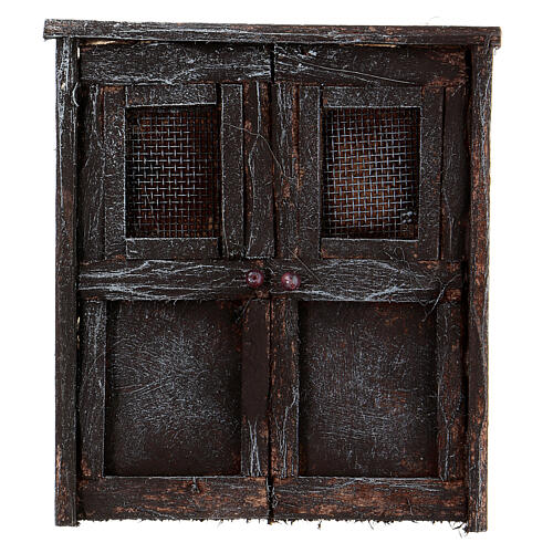 Door for nativity in wood 13x11cm 1