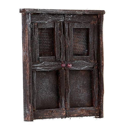 Door for nativity in wood 13x11cm 2