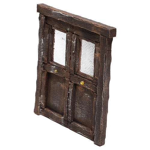 Tür für Krippe aus Holz 15x13cm 2
