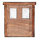 Tür für Krippe aus Holz 15x13cm s4