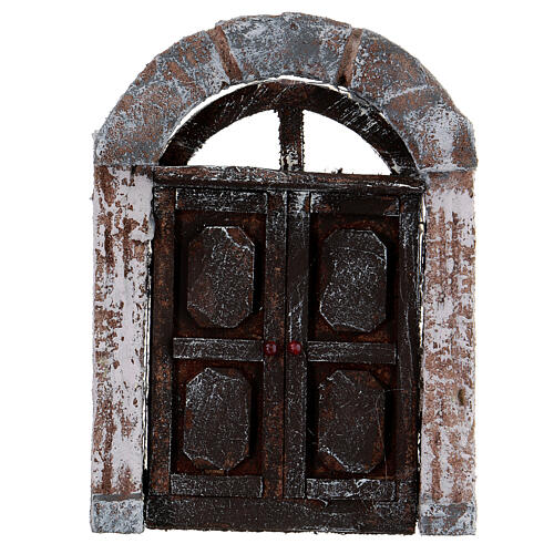 Door arched for nativity 18x12cm 1