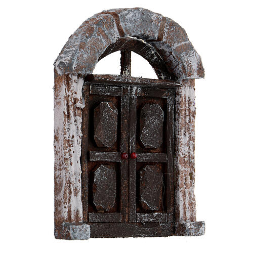 Door arched for nativity 18x12cm 2