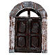 Door arched for nativity 18x12cm s1