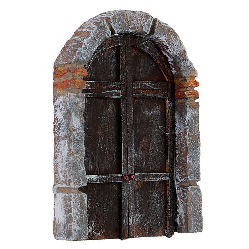 Drzwi wejściowe łukowe 18x12 cm 2