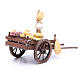 Cart with fruit for Neapolitan Nativity, measuring 9x15x6cm s3