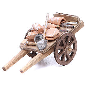 Belén napolitano: Carro albañil 6x11x5 cm belén napolitano