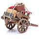 Cart of the evicted for Neapolitan Nativity, measuring 9x12x7cm s3