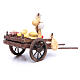 Cart with cured meats and cheeses for Neapolitan Nativity, measuring 9x15x6cm s3