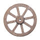 Roue en bois 5 cm crèche napolitaine s1