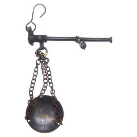Neapolitan Nativity Scene: Scales in metal measuring 2.5cm for Neapolitan Nativity