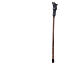 Walking stick with lion head measuring 10cm for Neapolitan Nativity s2