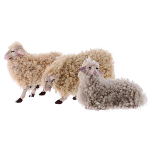 Schafe 3 St. 18cm neapolitanische Krippe 1