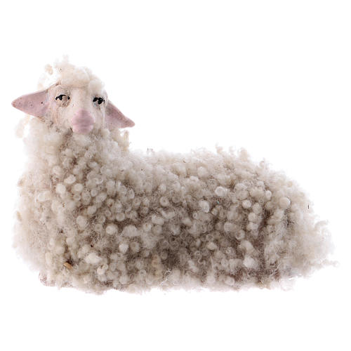 Kit 3 ovejas con lana 18 cm. belén Napolitano 4