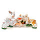 Neapolitan Nativity scene figurine, kit with rabbits, 7 pieces 8 s1