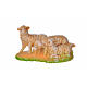 Nativity figurine, group of sheep 12 cm s1