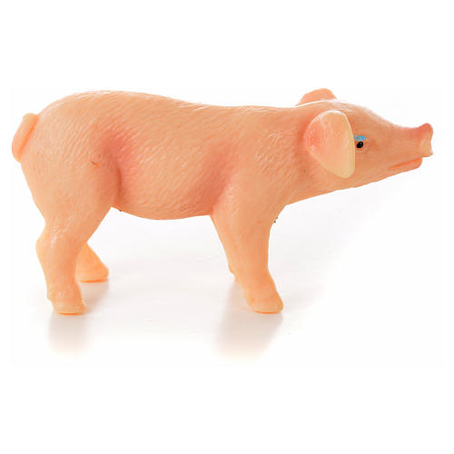 Nativity figurine, pig in resin 6-8-10 cm 1