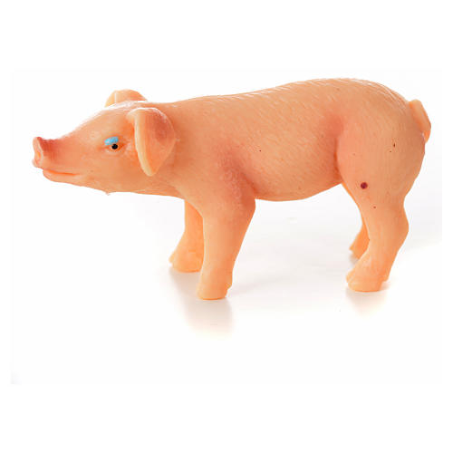 Nativity figurine, pig in resin 6-8-10 cm 2