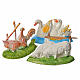 Nativity figurine, couples of animals, 3 pcs 9-13 cm s1