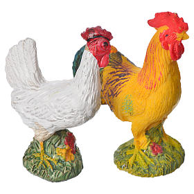 Hühner Set zu 4 Stück sortiert für 15 cm Krippe