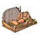 Nativity figurine, corral with pigs and sound s2
