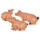Pigs for 6-8cm Nativity, 3 pieces s1