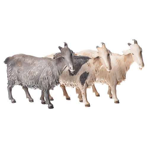 Cabras, 3 pdz, para belén de Moranduzzo con estatuas de 10 cm. 1