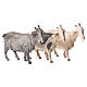 Cabras, 3 pdz, para belén de Moranduzzo con estatuas de 10 cm. s1