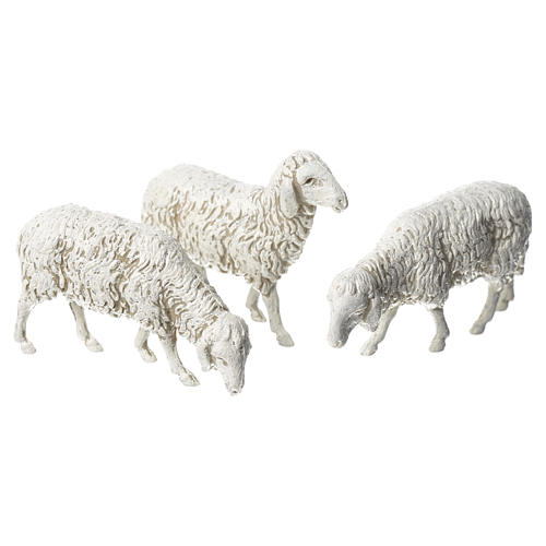 Cabra, perro y oveja, 8 pdz, para belén de Moranduzzo con estatuas de 10 cm. 3