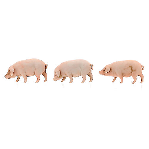 Nativity Scene pigs by Moranduzzo 10cm, 3 pieces 1