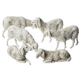 Nativity Scene Sheep by Moranduzzo 8cm, 6 pieces