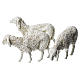 Nativity Scene Sheep 3cm for a Moranduzzo of 8cm, 6 pieces s3