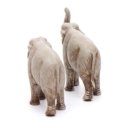 Elefantes surtidos, 2 pdz, para belén de Moranduzzo con estatuas de 3,5 cm 4