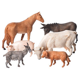 Assorted animals 6cm Moranduzzo 6pieces