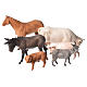 Assorted animals 6cm Moranduzzo 6pieces s2