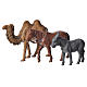 Camelo, burro e cavalo para presépio Moranduzzo figuras altura média 6 cm s1