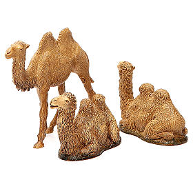 Camellos 3 figuras belén Moranduzzo 8-10 cm