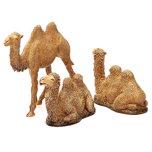 Wielbłądy 3 szt. szopka Moranduzzo 8-10 cm 1